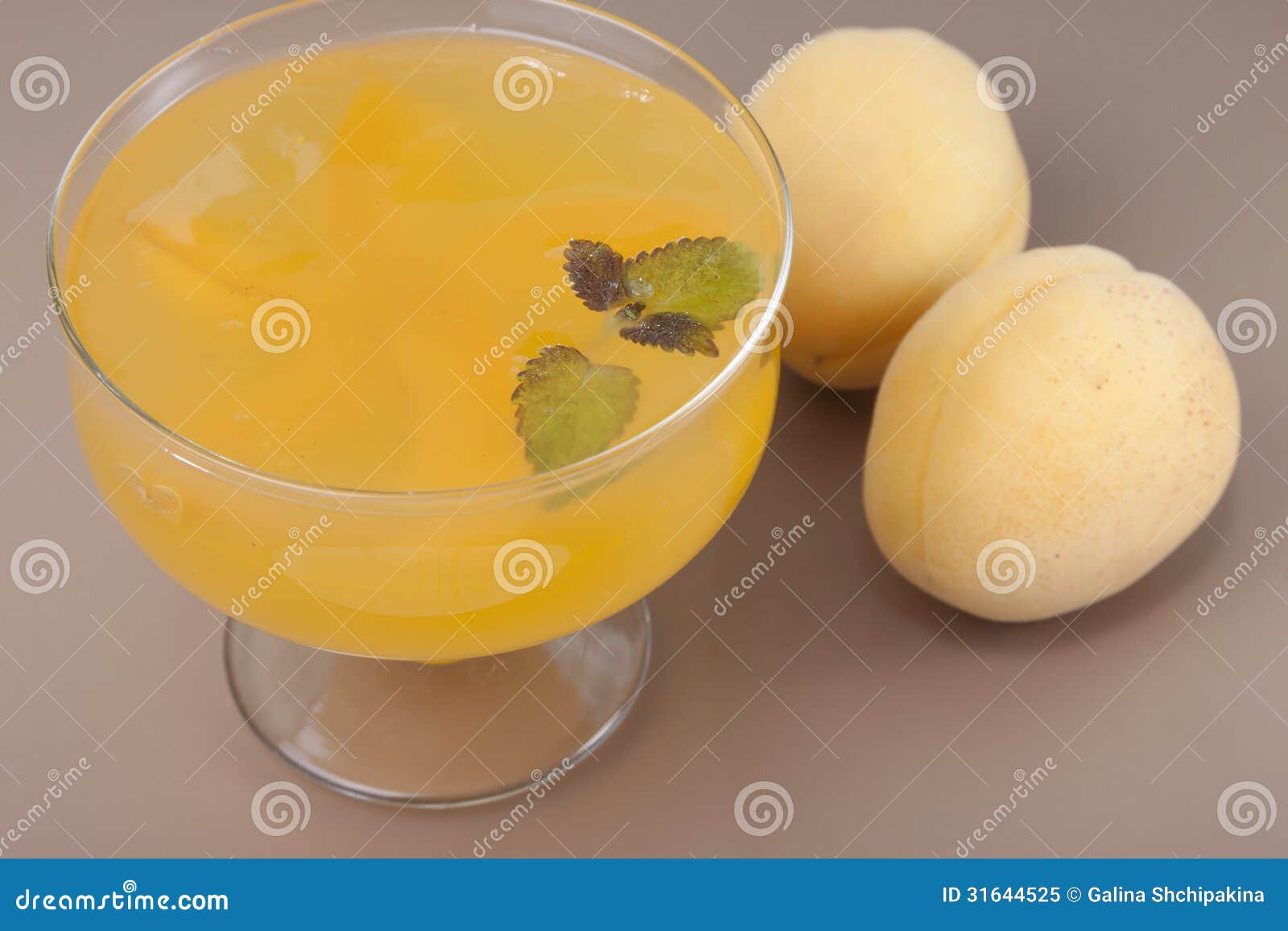 Apricot jelly. stock image. Image of fruits, delicious 31644525