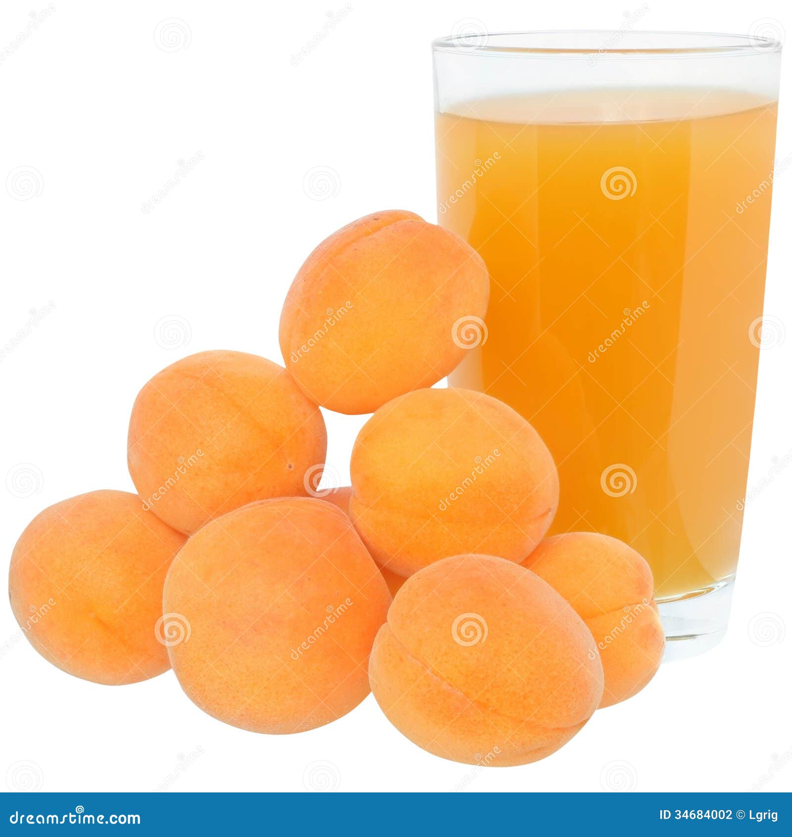 Apricot juice isolated stock photo. Image of juice, beverages 34684002