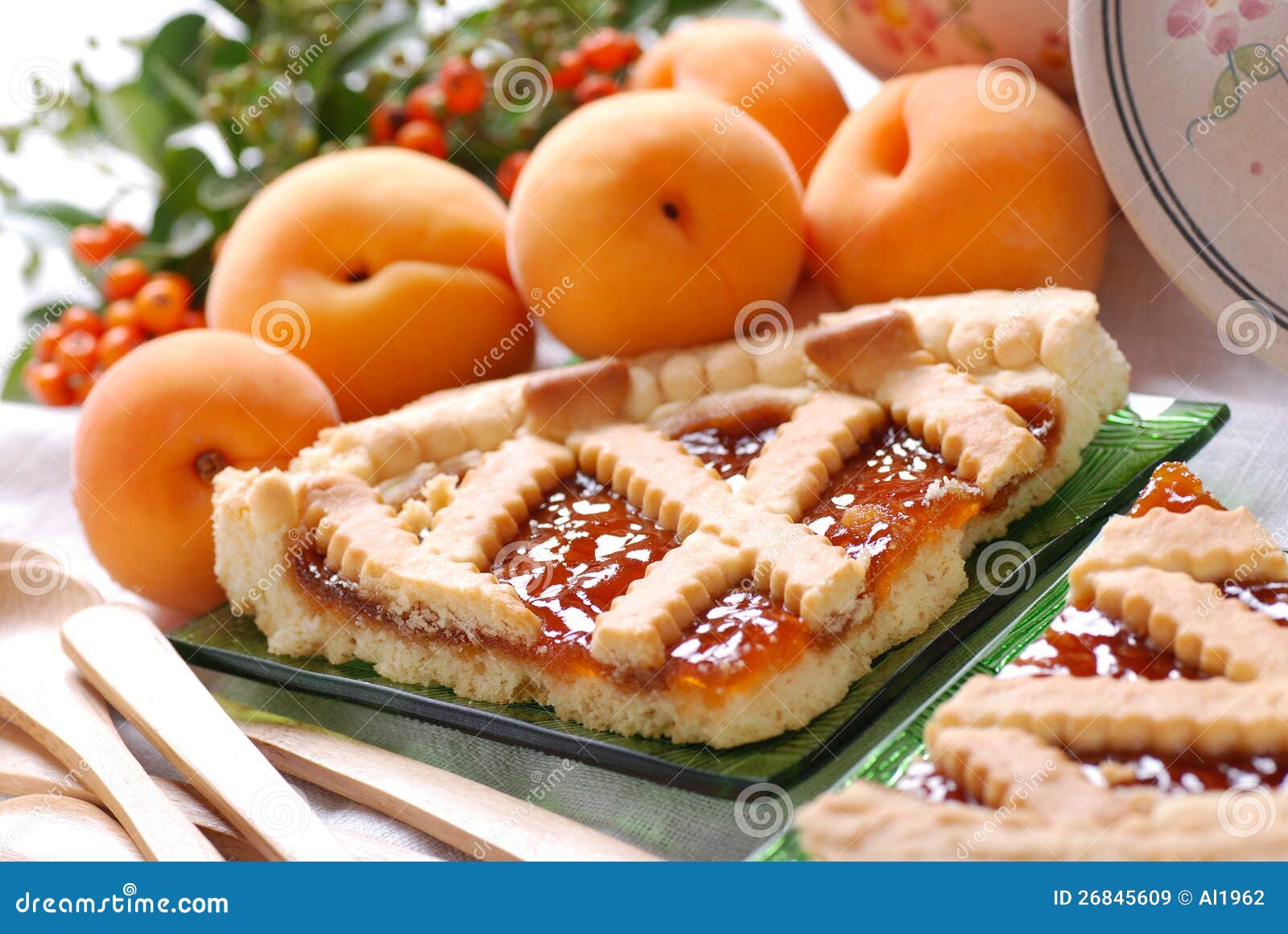 Apricot tart stock image. Image of food, closeup, fruit 26845609