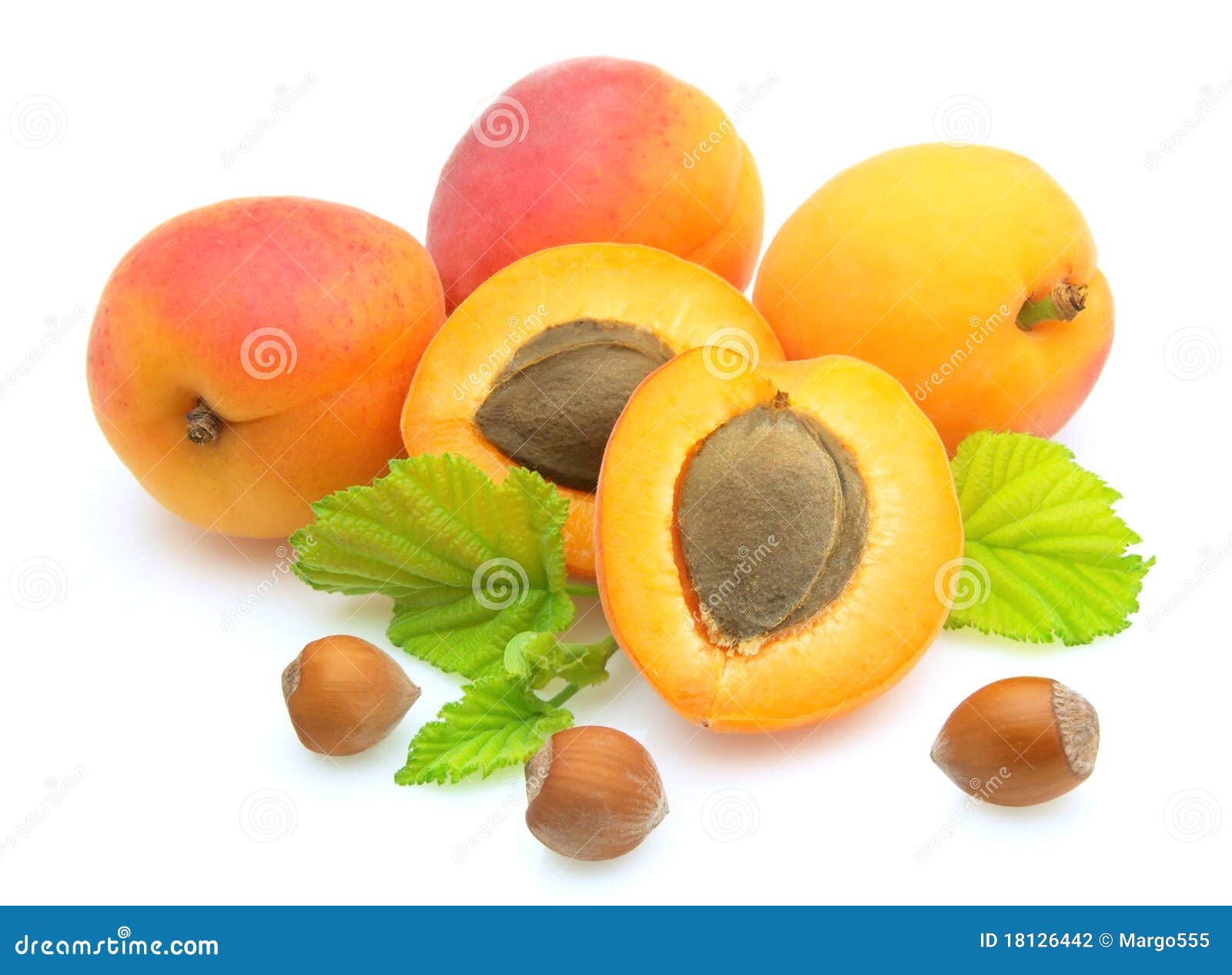 Apricots and nuts stock photo. Image of palatable, healthy 18126442