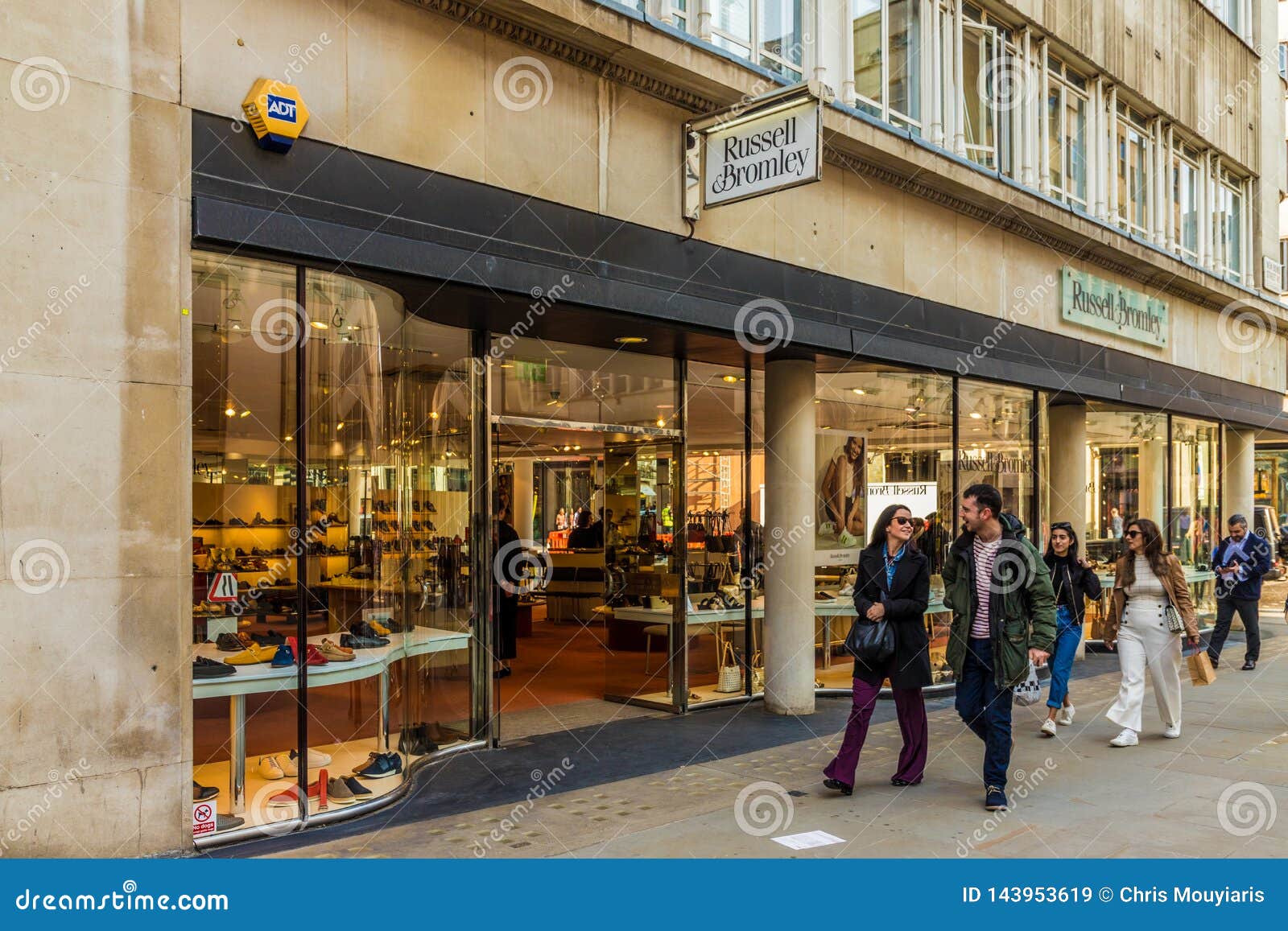 A View of Affluent Bond Street in London Editorial Stock Image - Image ...