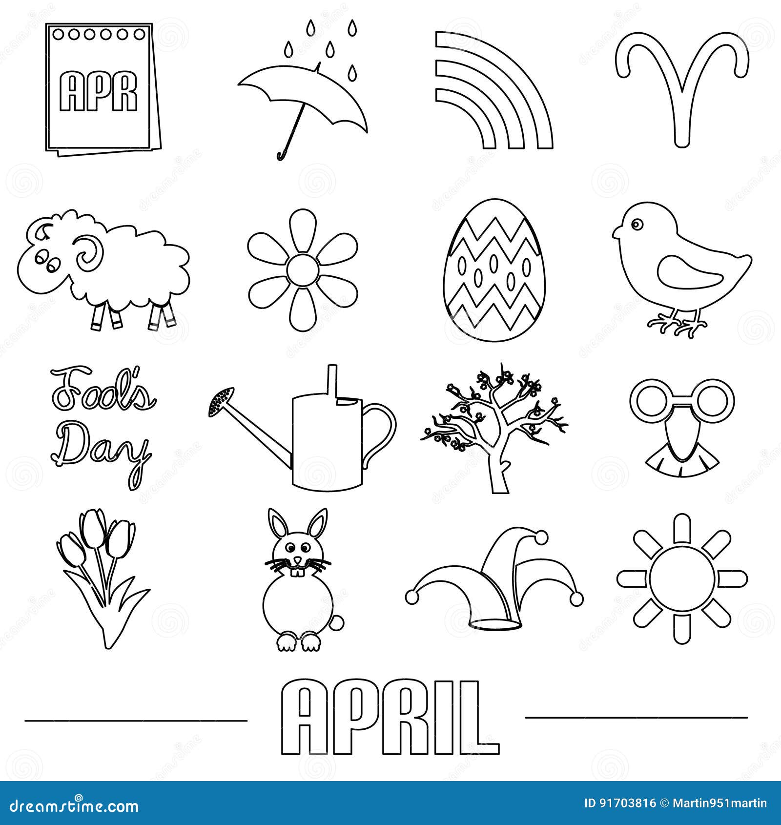 https://thumbs.dreamstime.com/z/april-month-theme-set-simple-outline-icons-eps-91703816.jpg