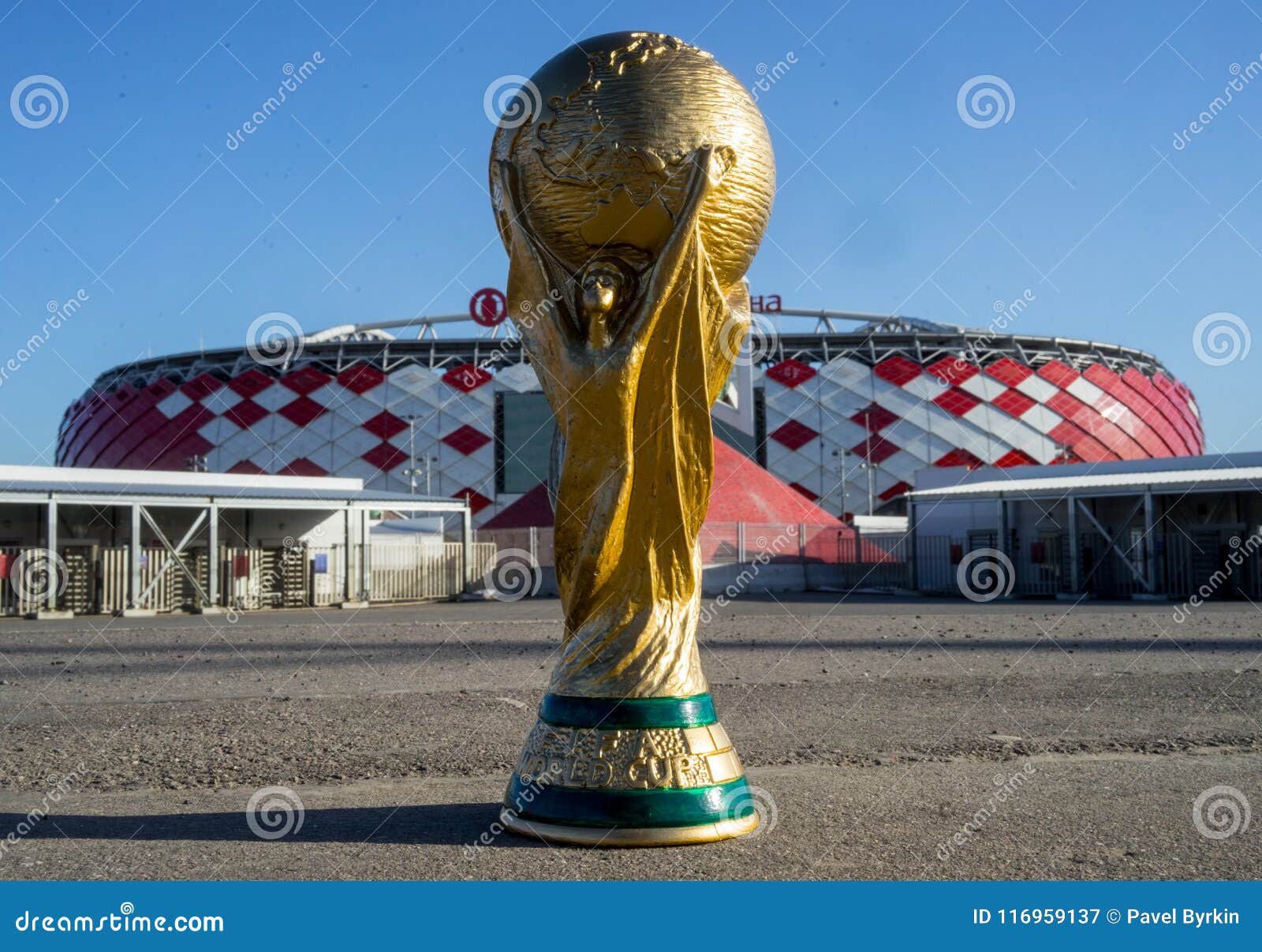 April 9, 2018, Moscow, Russia. The stadium of the Spartak football