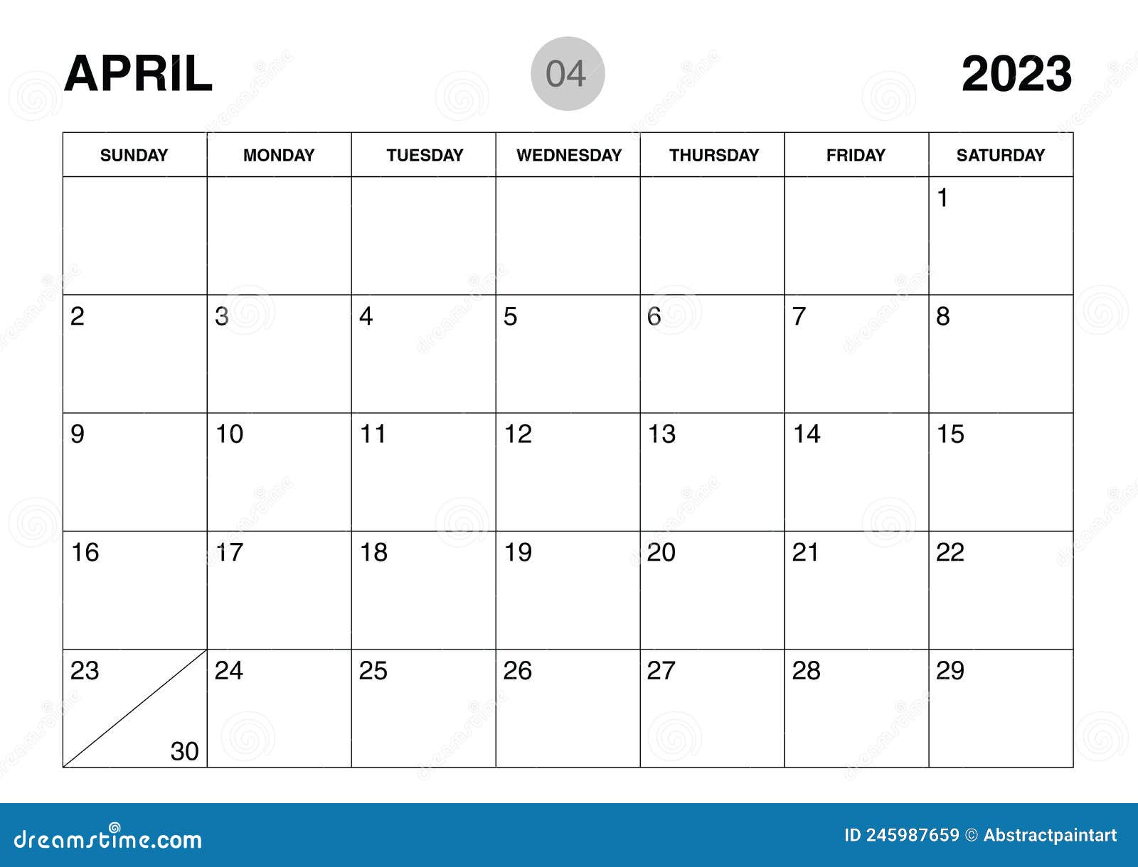 april 2023 year planner template, calendar 2023 template, monthly and yearly planners. organizer diary. week start sunday
