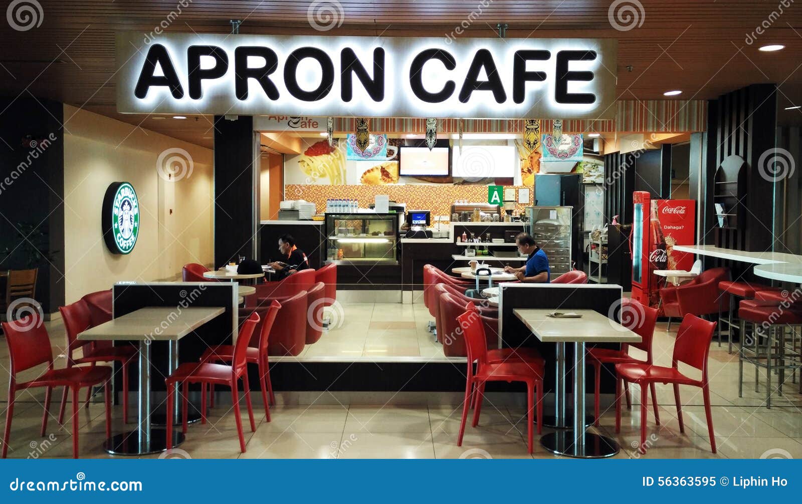 Apron Cafe editorial image. Image of corner, airport 56363595