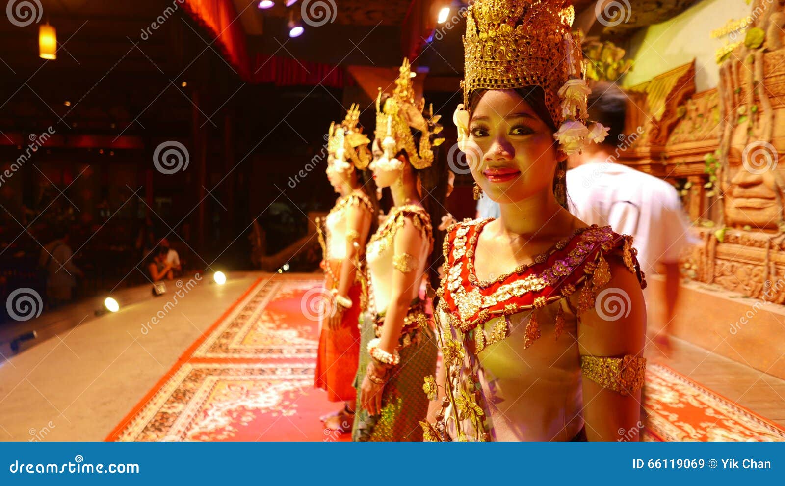 Apsara Dancer from Siem Reap Cambodia Editorial Stock Image Image of
