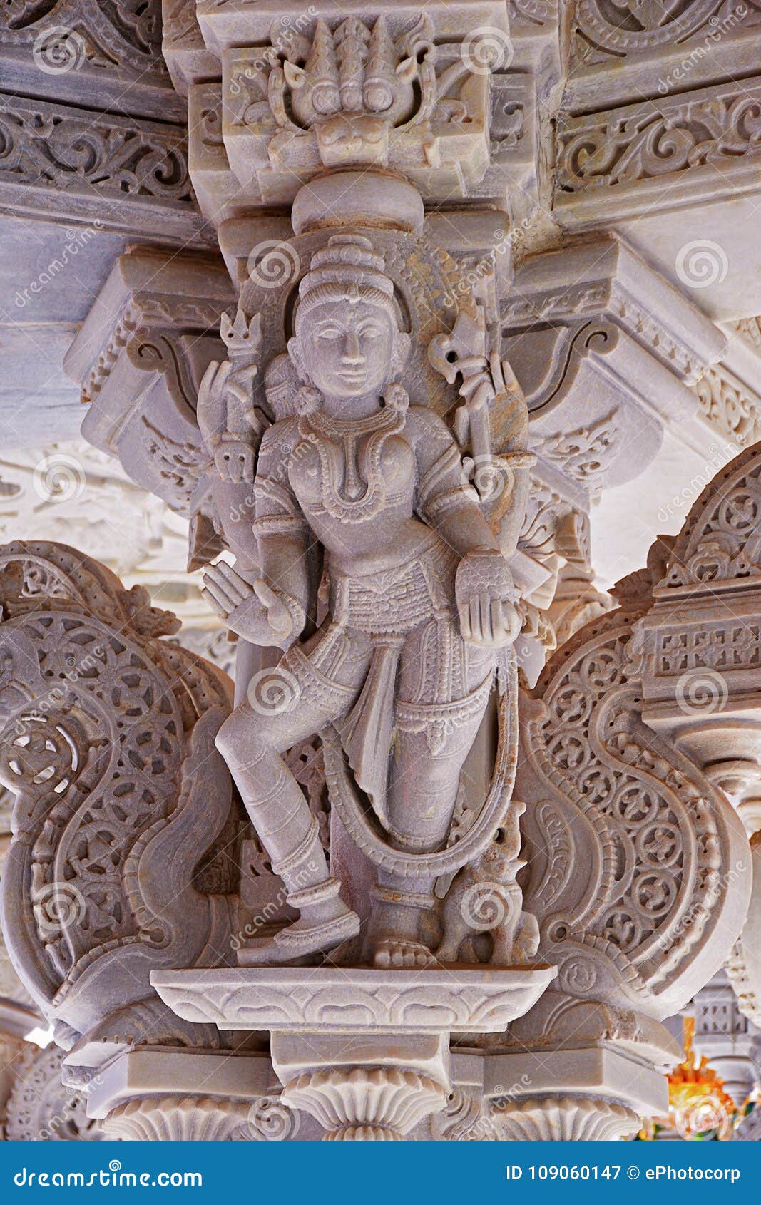 apsara statue, baps swaminarayan mandir, katraj, pune