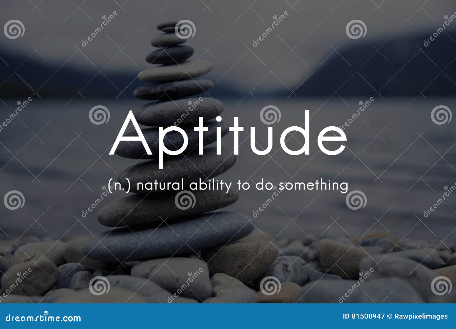 Aptitude Natural Human Ability Graphic Concept Stock Image Image of