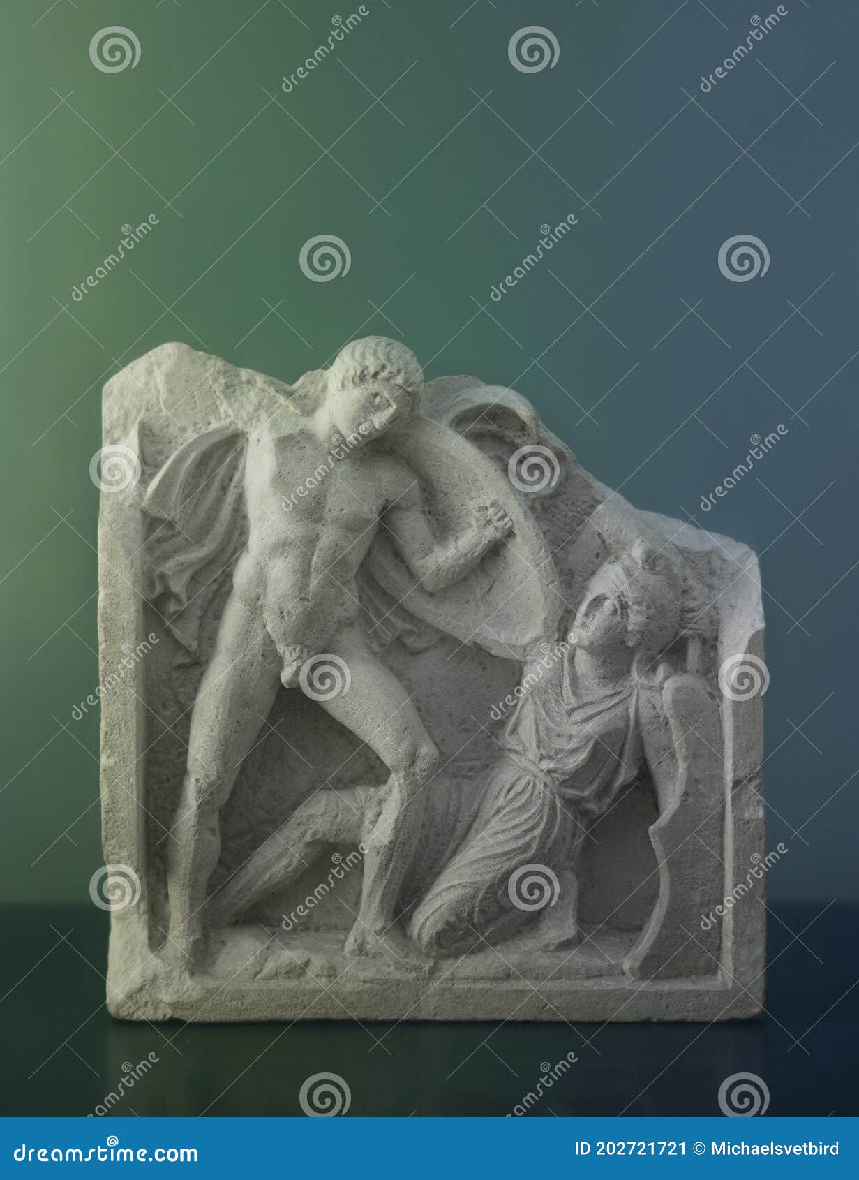 amazonomachy: apulian `soft stone` metope miniature relief, 3 bc., 4000x5200 300dpi 11.4mb
