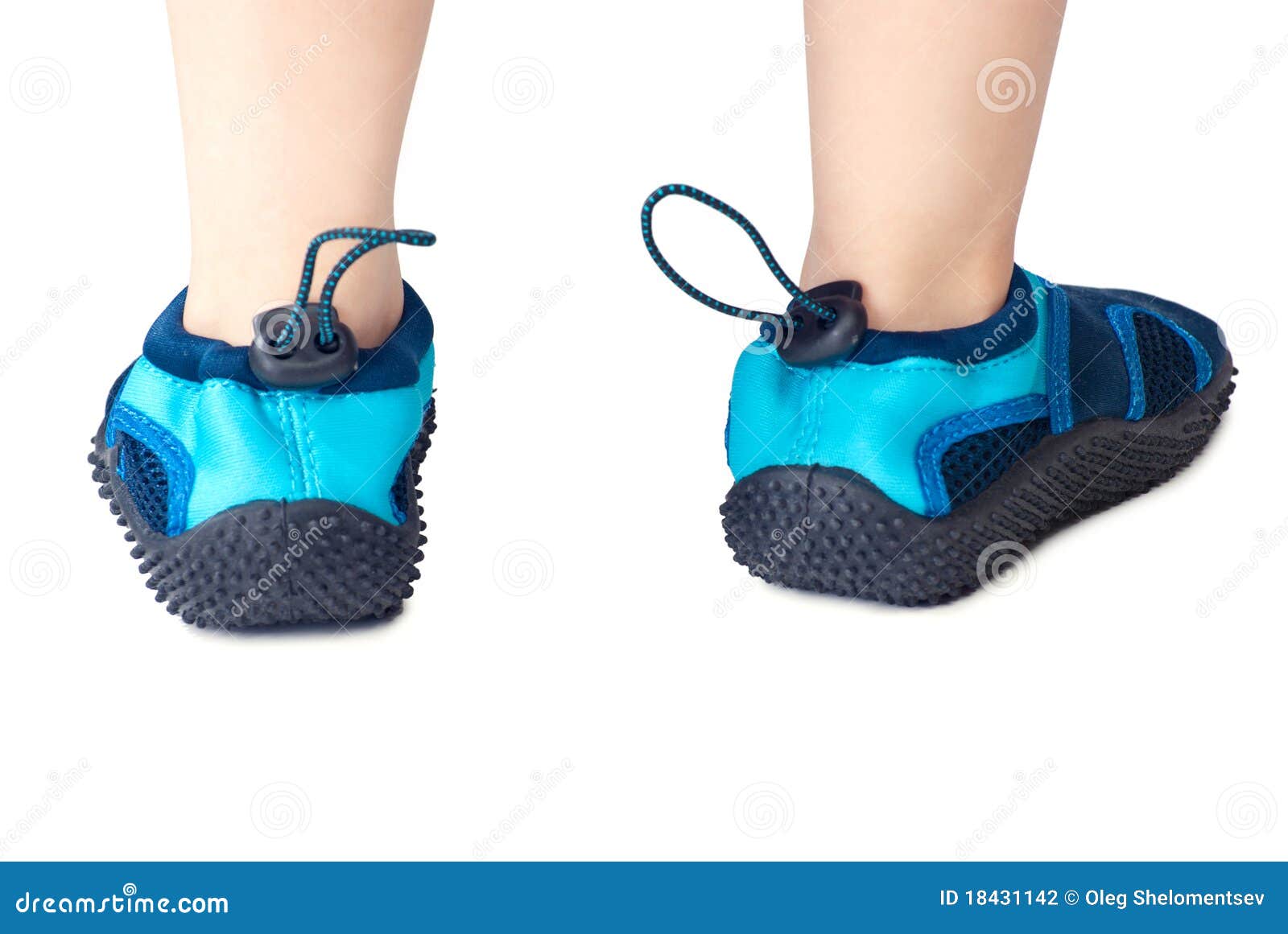 Aquashoes. stock photo. Image of aqua, blue, rubber 18431142