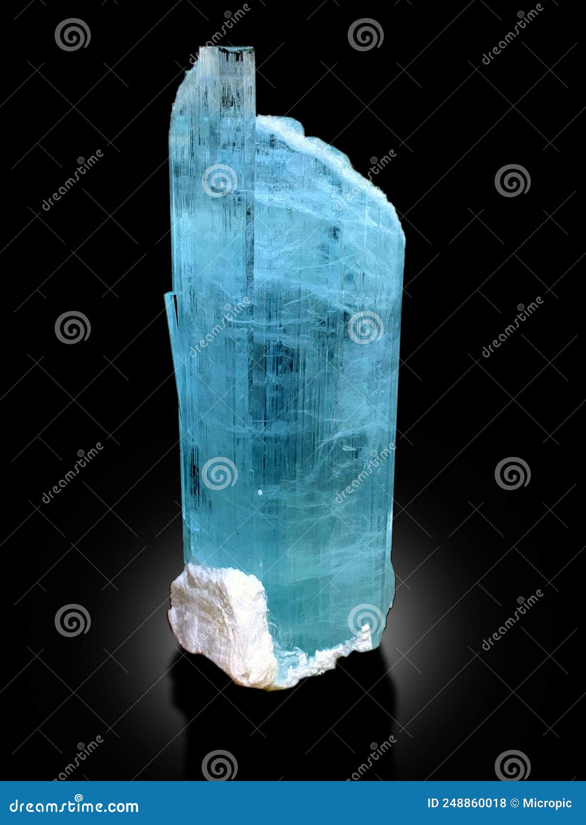 Aquamarine Var Beryl Mineral Specimen Crystal from Skardu Shigar Valley ...