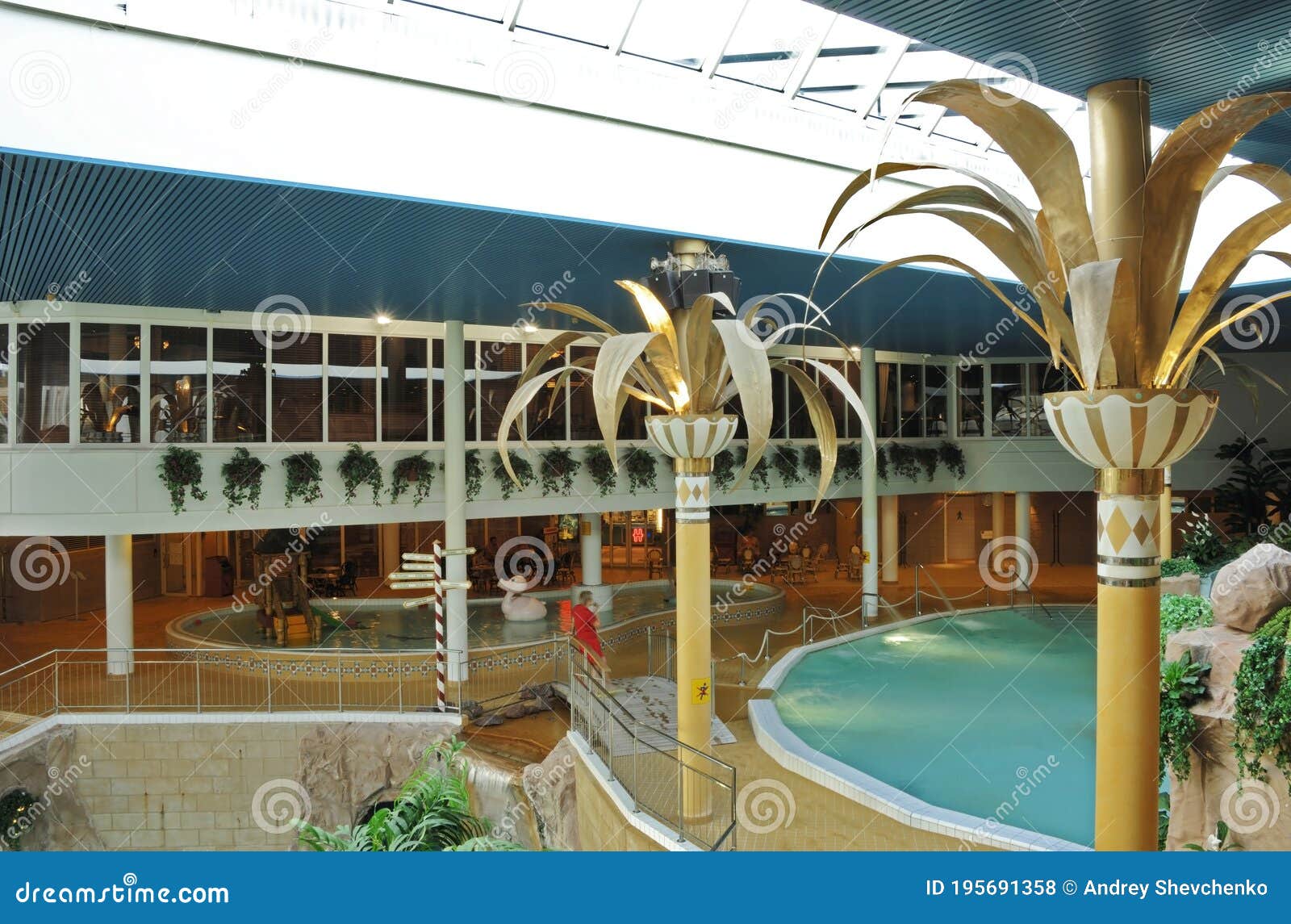 Aquapark at Holiday Club Caribia Hotel in Turku. Finland Stock Photo -  Image of hotel, aqua: 195691358