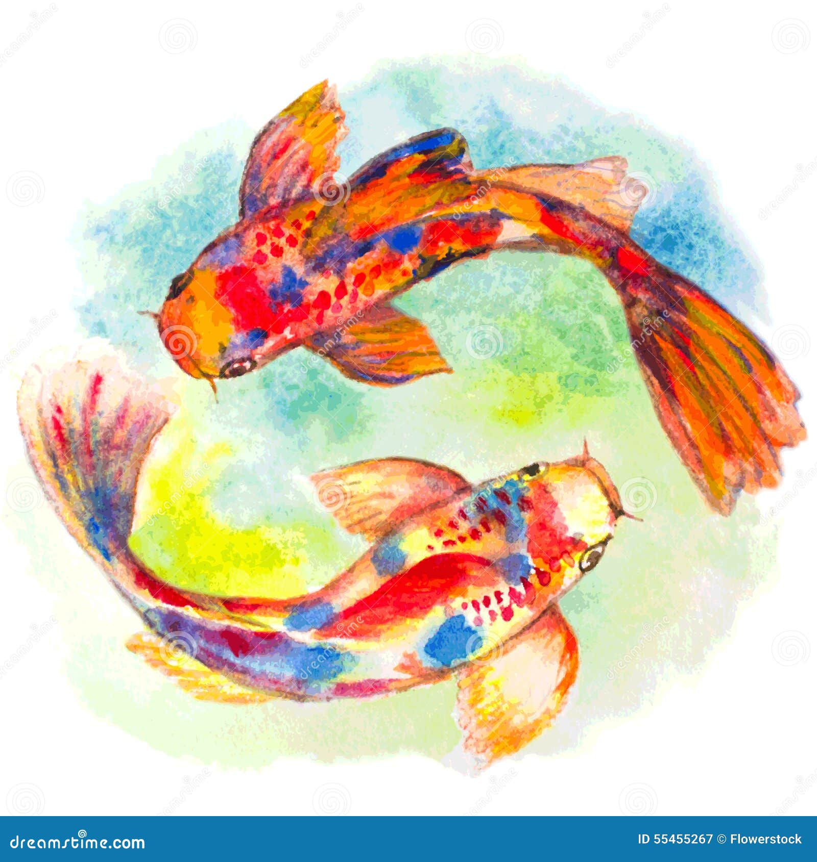Goldfish Acrylic Painting Goldfish Acrylic Painting