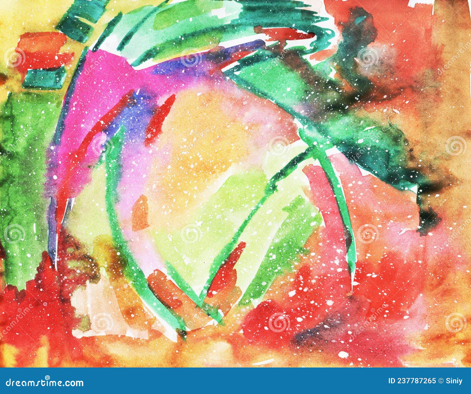 aquarelle and gouache abstract background, watercolor on paper, watercolor drawing tract composition