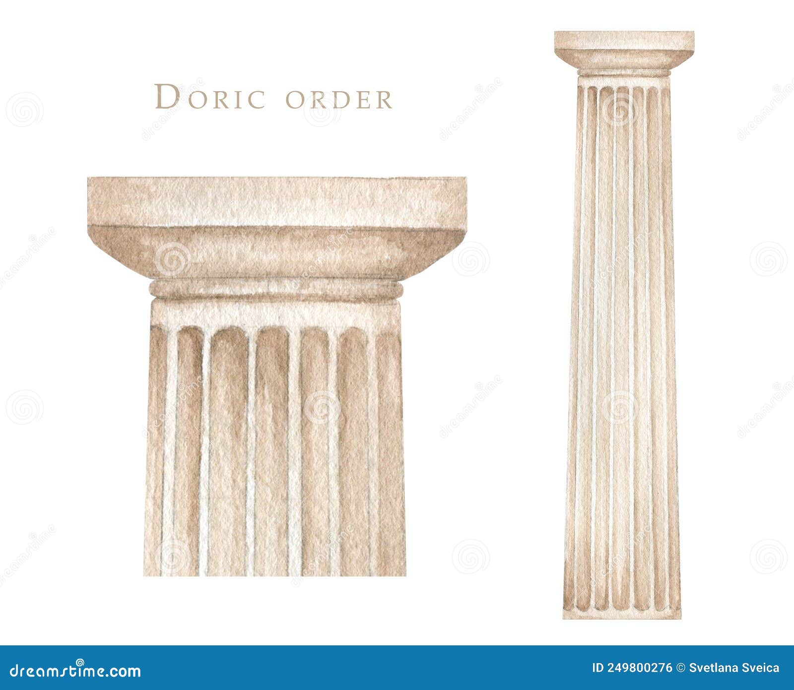 Dorische Säulen Set 1 (2) 