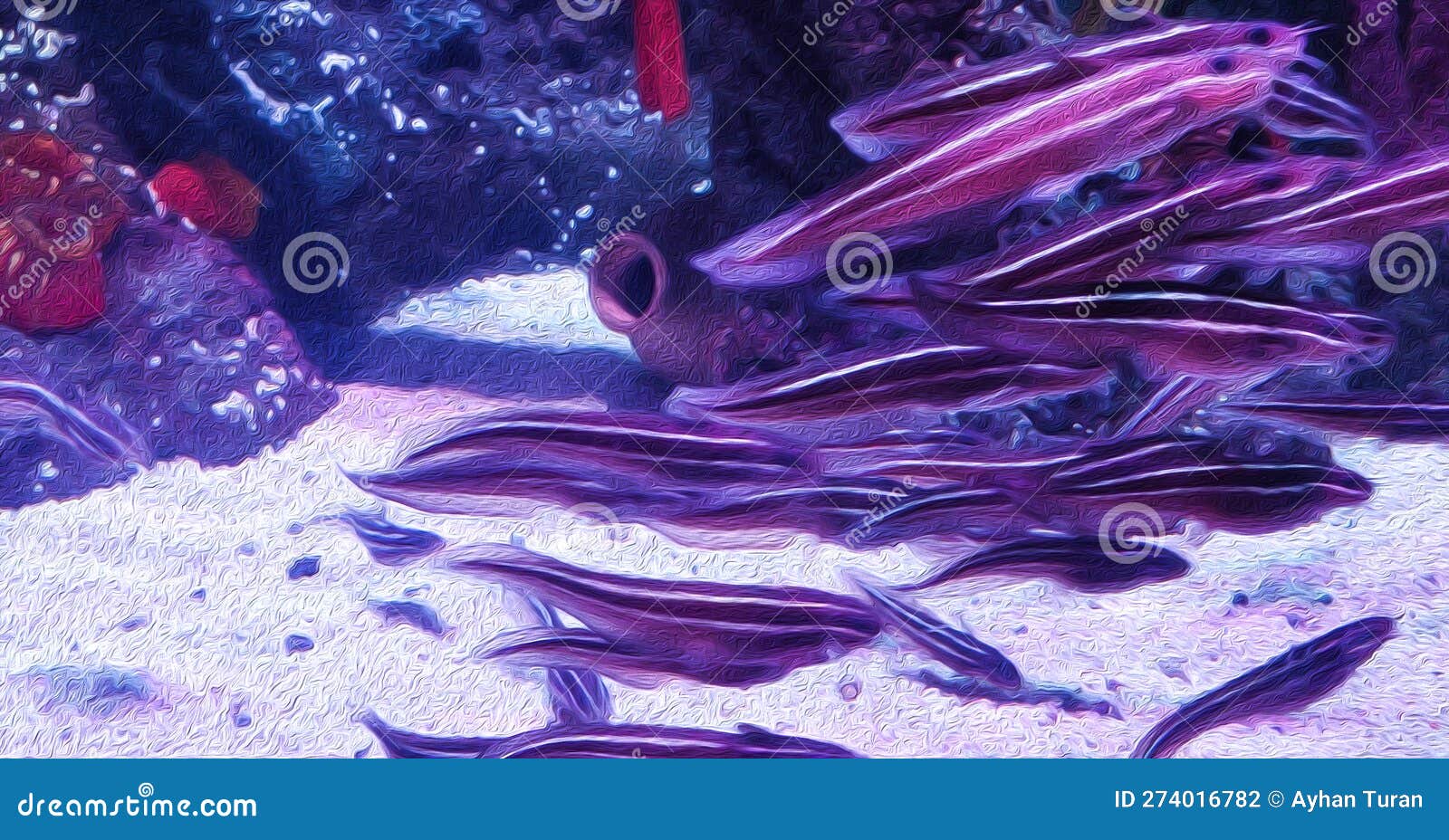 Aquarium Backgrounds , Aqua Background Concept . Stock Photo Image of