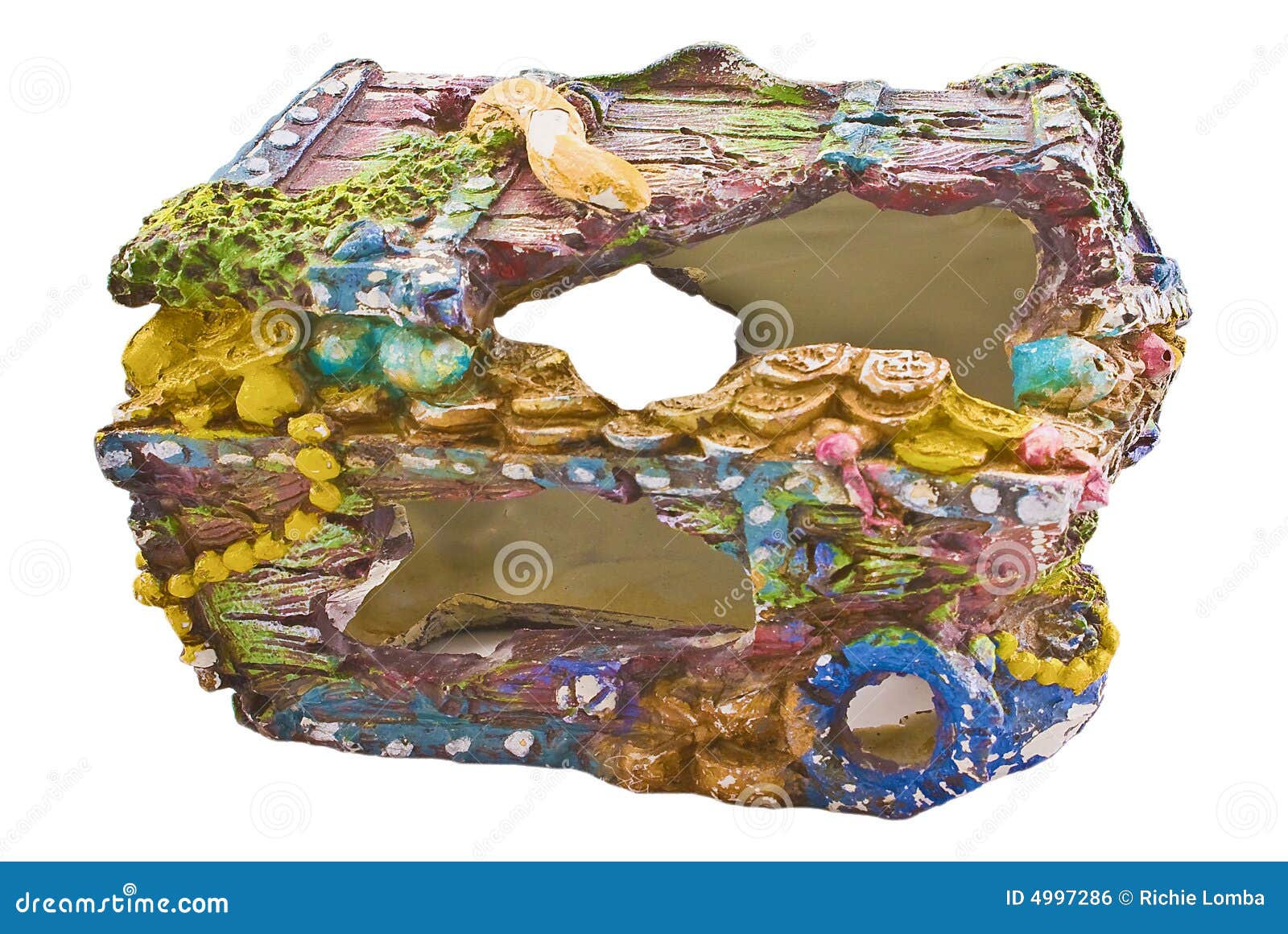 Aquarium Ornament stock photo. Image of detail, ornament 4997286