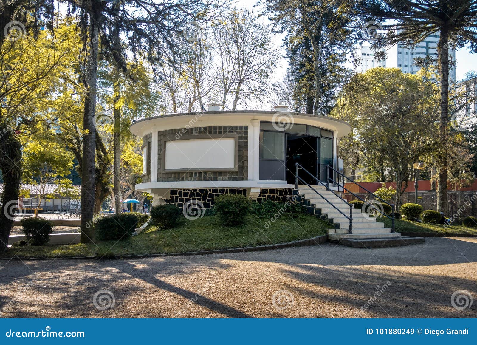 aquarium at passeio publico park - curitiba, parana, brazil