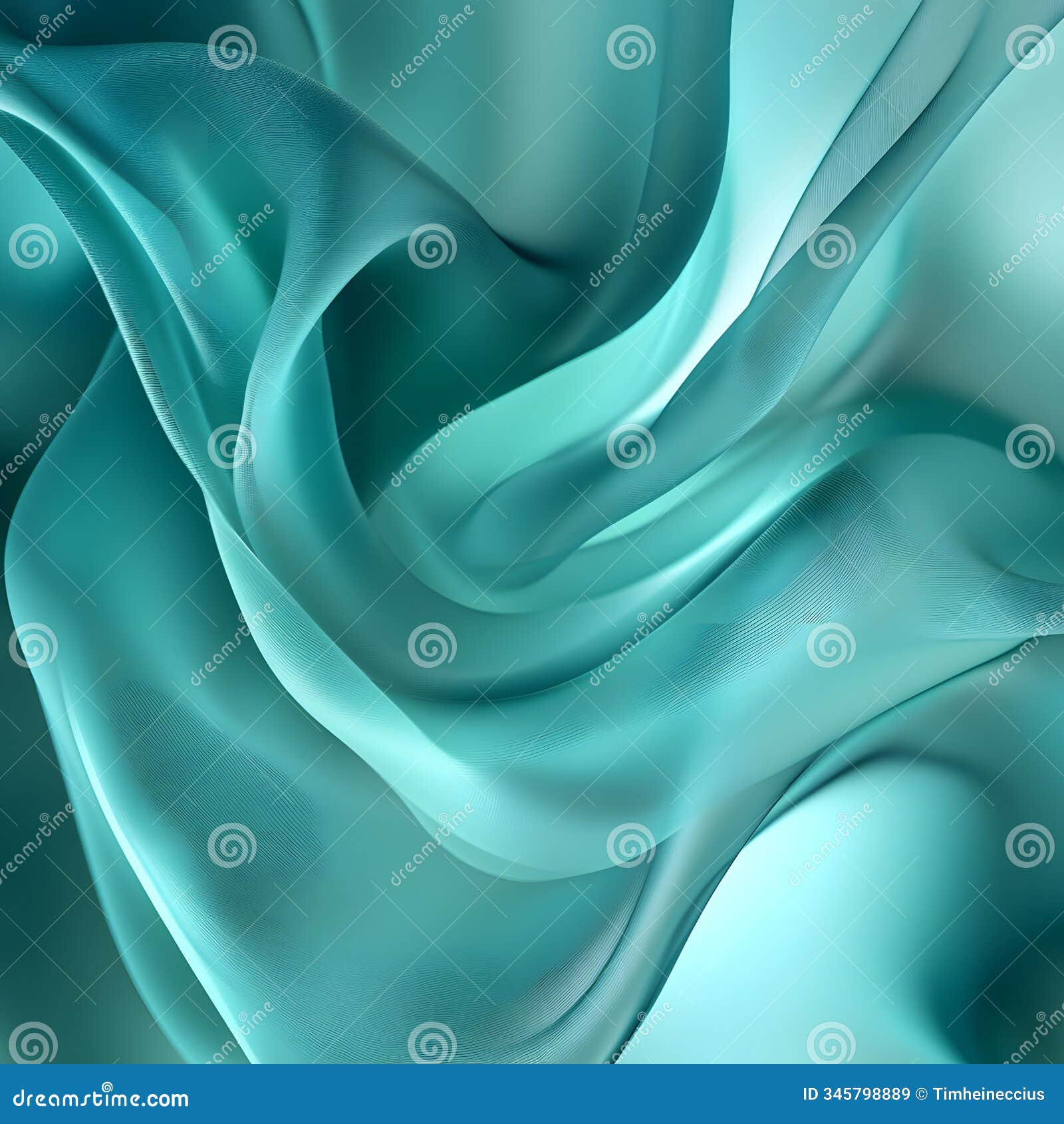aquatic awe: flowing textures in ethereal turquoise shades