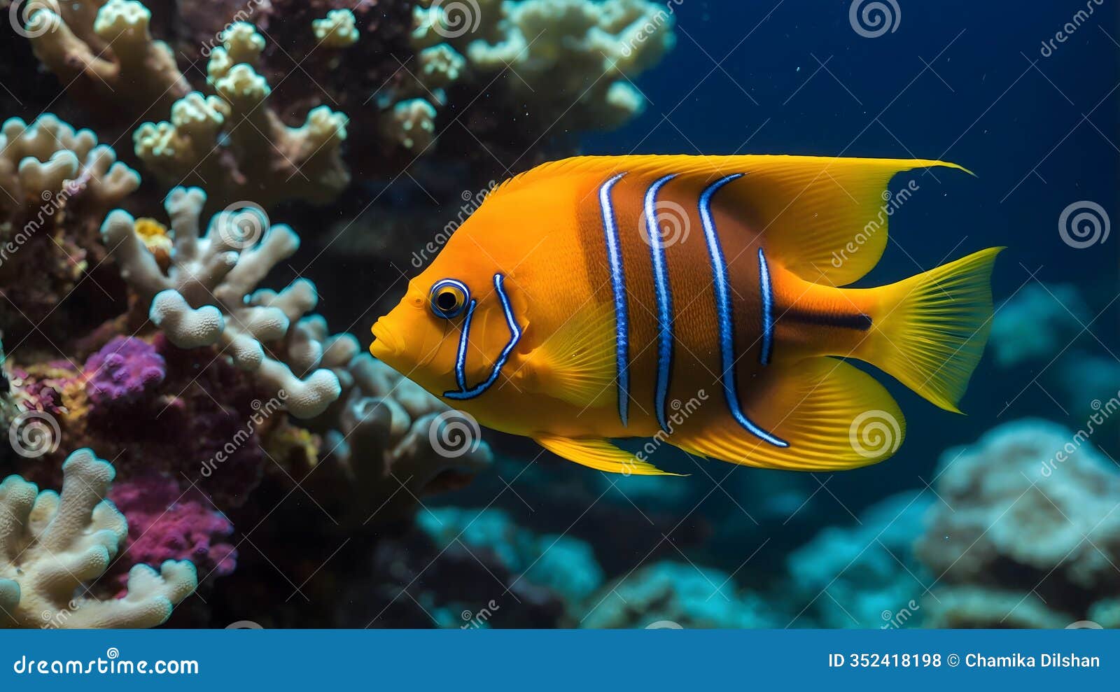 aquatic ballet: clarion angelfish in a harmonious mating dance
