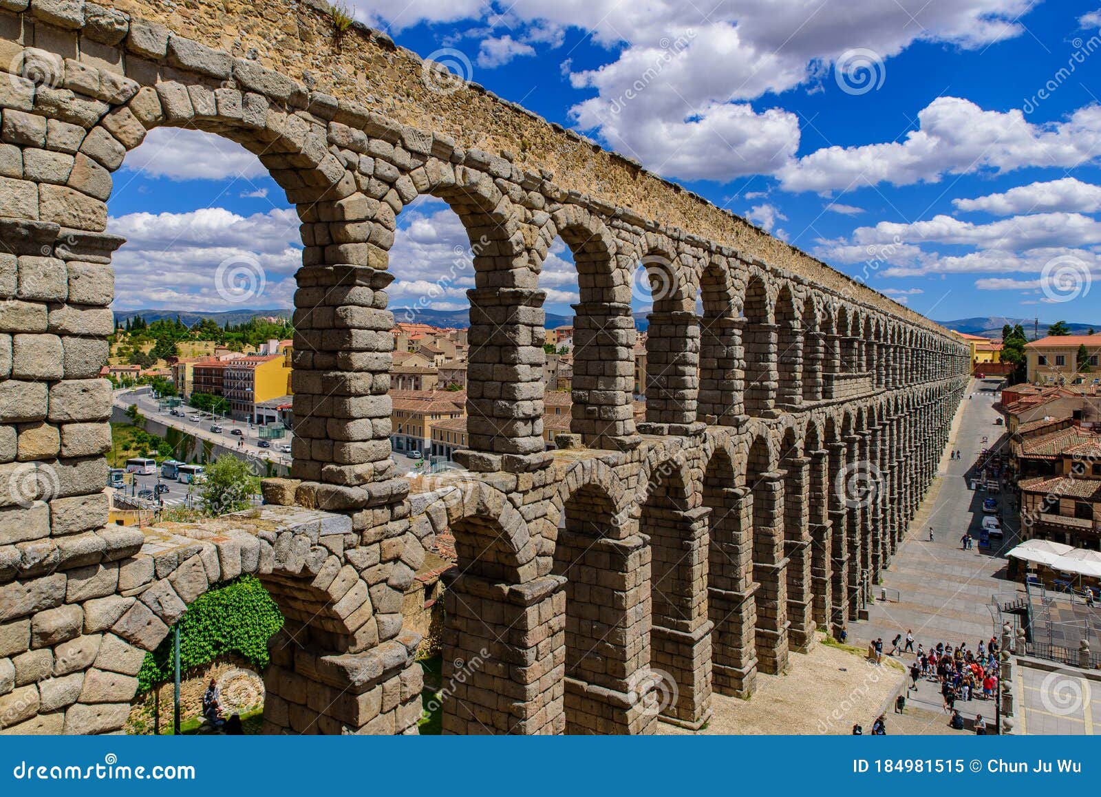 aqueduct of segovia one of the best preserved roman aqueducts in segovia spain editorial image image of european travel 184981515