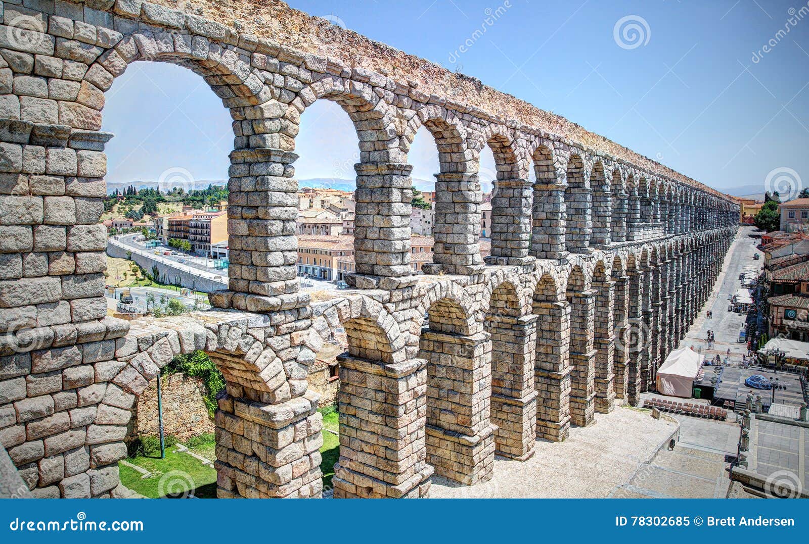 aqueduct, segovia, spain