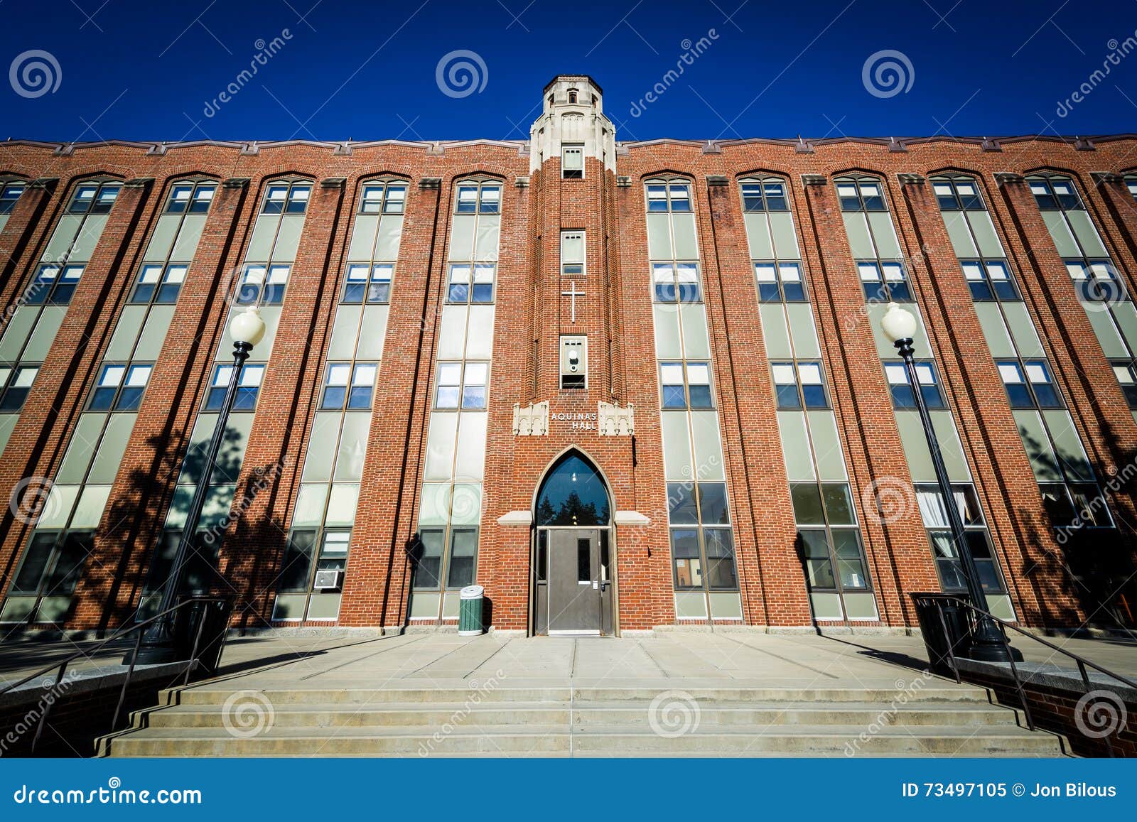 Aquinas Hall, at Providence College, in Providence, Rhode Island Stock Image Image of scenic