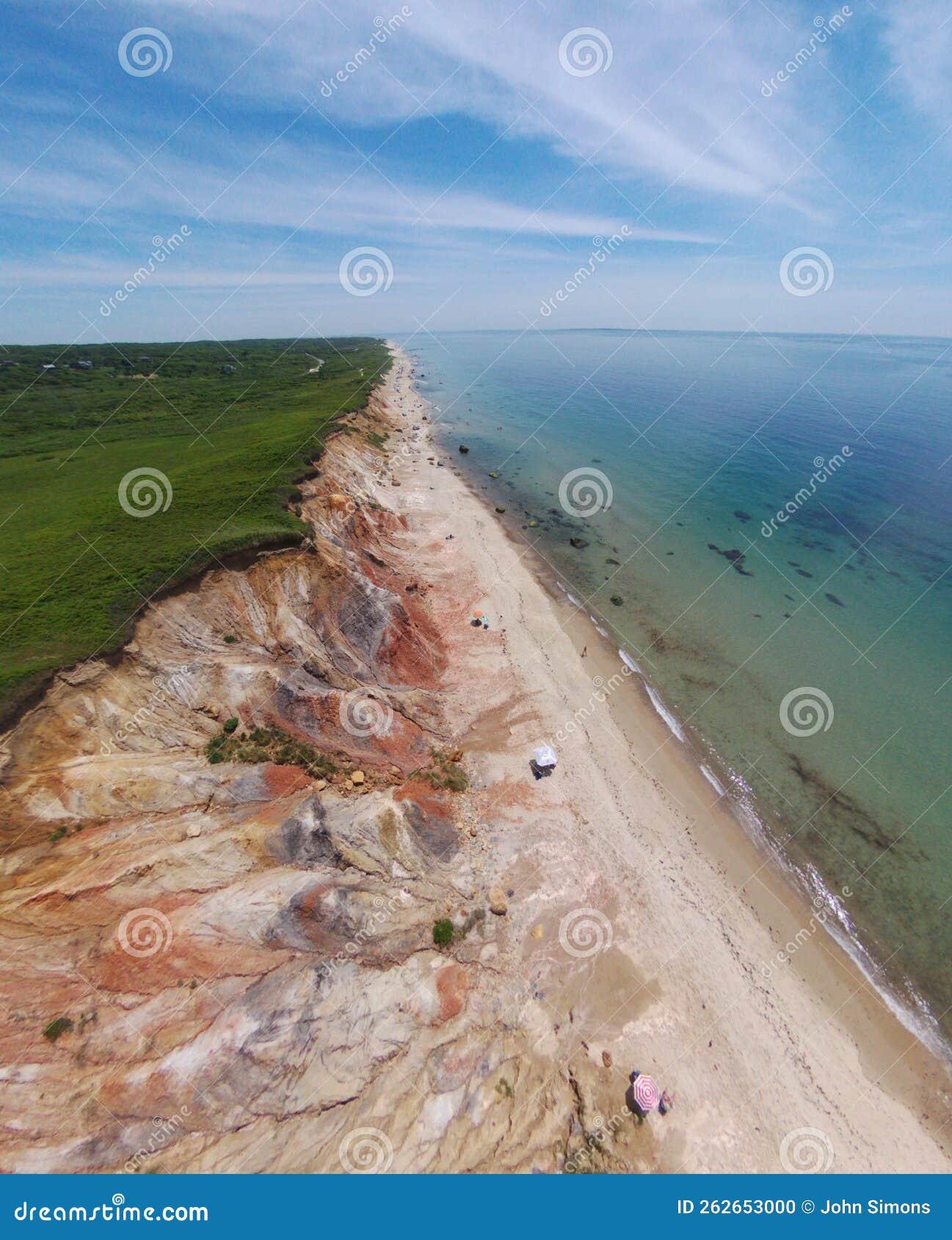Aquinnah Cliffs Marthas Vineyard Stock Photo Image of water, terrain 262653000