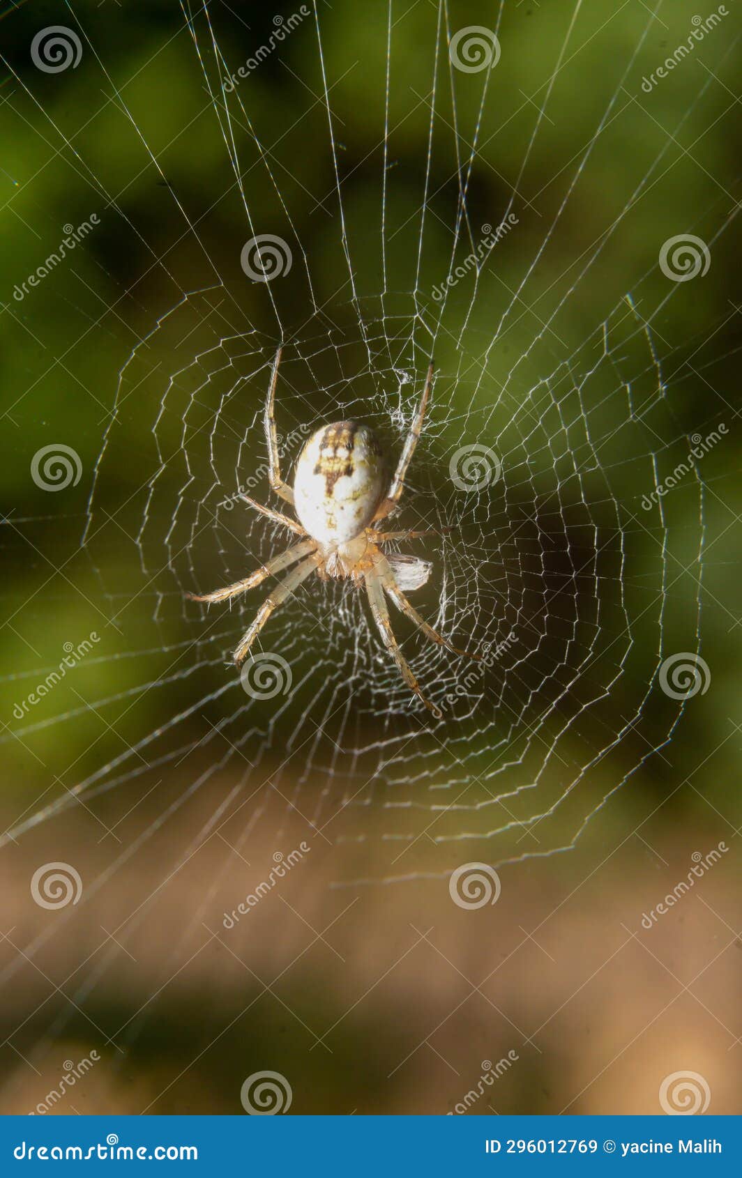 araÃ±a mangora acalypha, also known by its common name cricket-bat orbweaver