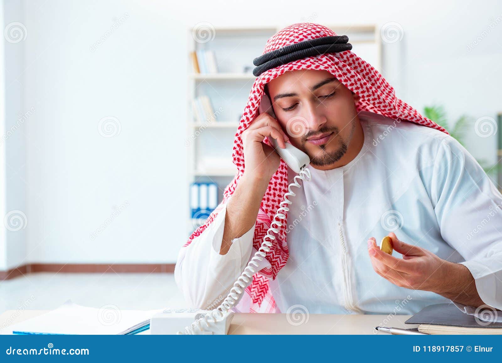 The Arab Man with Bitcoin in Cryptocurrency Mining Concept Stock Image -  Image of block, cyber: 118917857