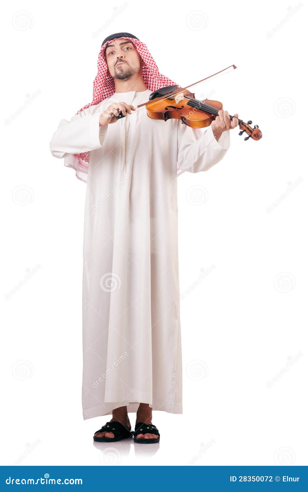 Arab man playing violin stock photo. Image of fiddler 28350072