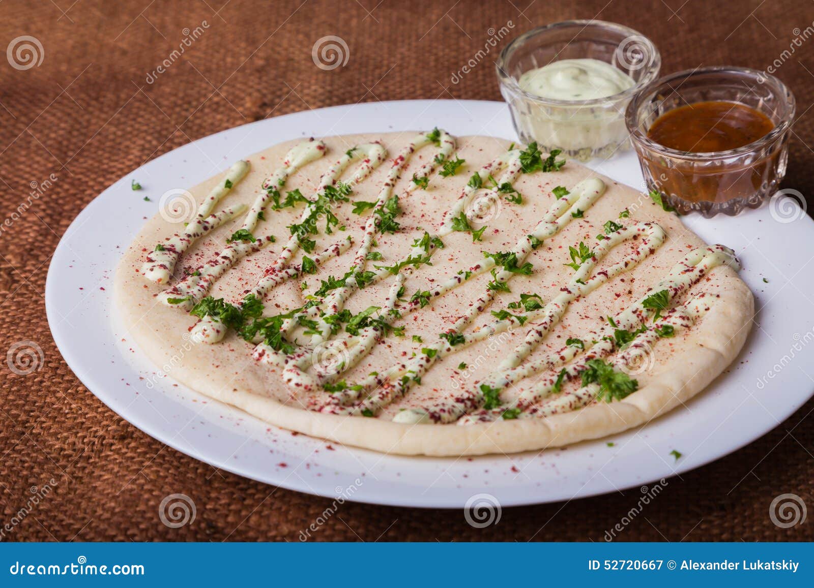 Arab tortilla bread stock image. Image of dessert, cafe 52720667