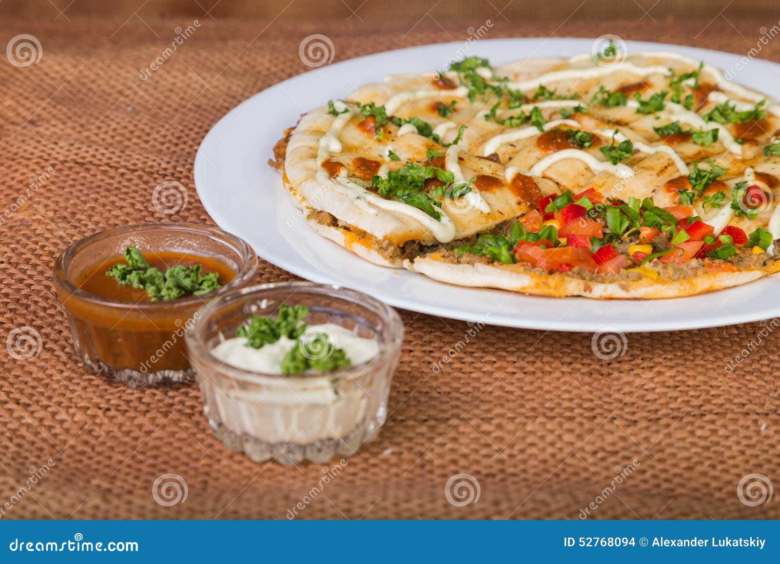 Arab tortilla bread stock photo. Image of gourmet, food 52768094