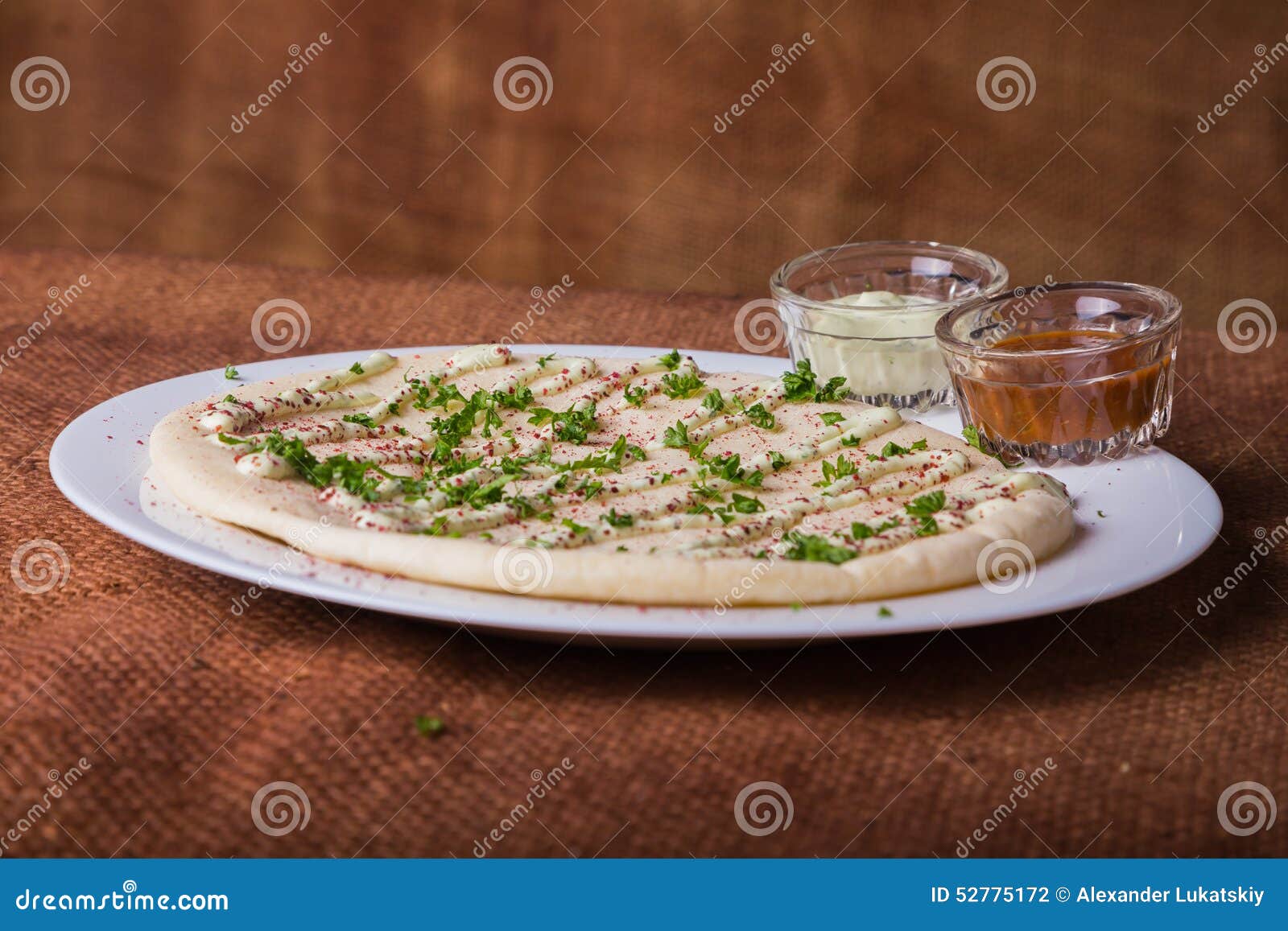 Arab tortilla bread stock photo. Image of confectionery 52775172