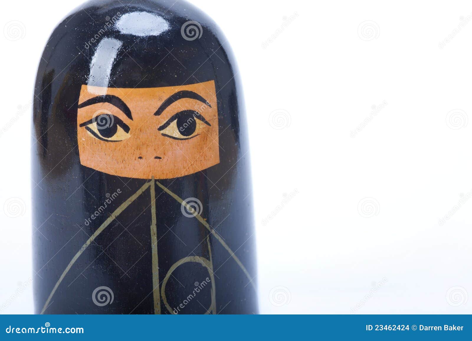 arab woman nesting doll in a burka