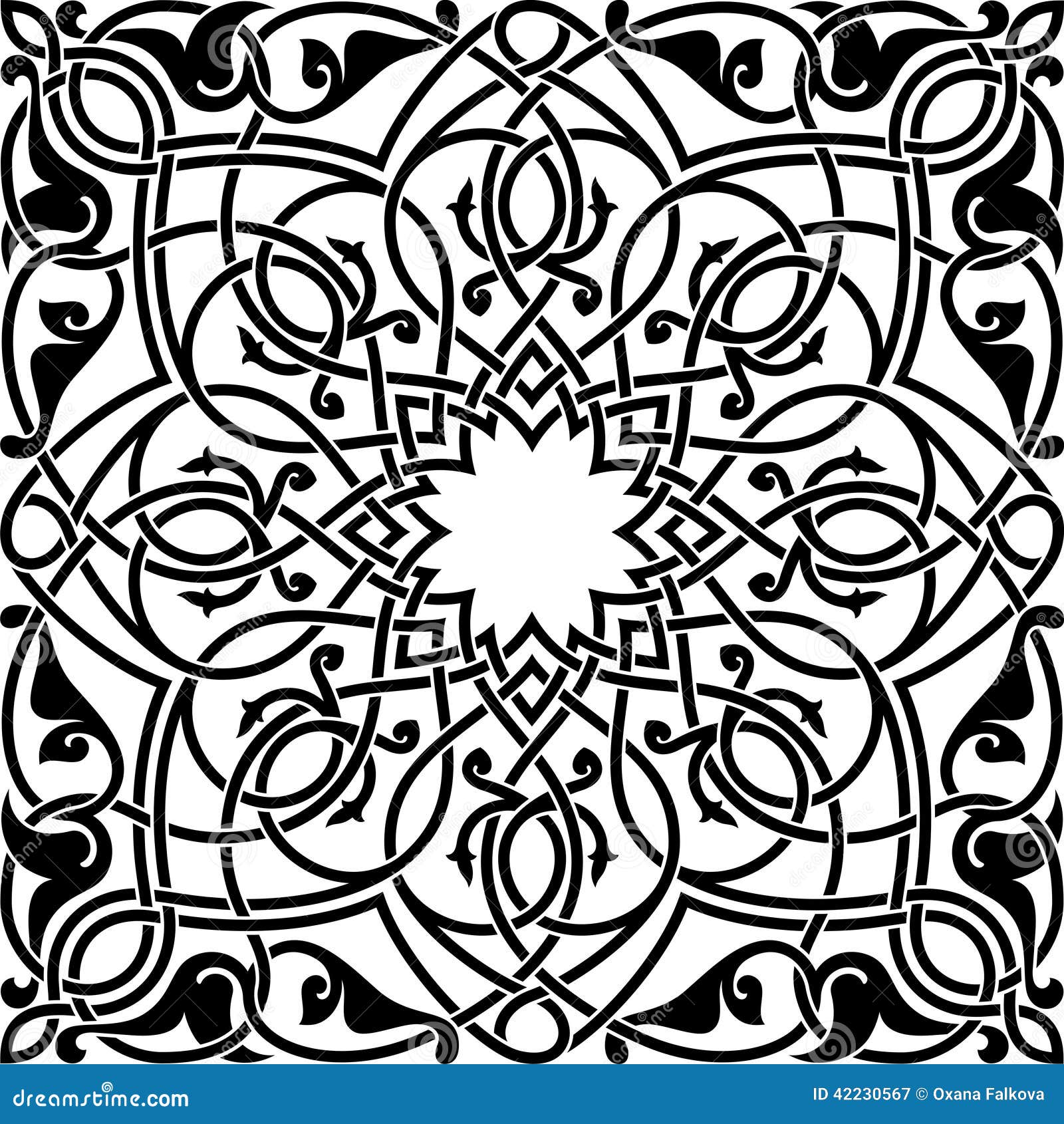 Arabesque Stock Vector Image 42230567