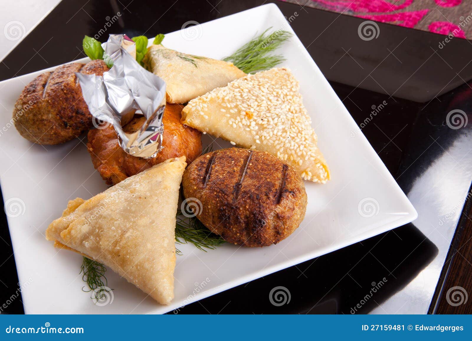 Arabian Appetizers stock image. Image of basmati, bread 27159481