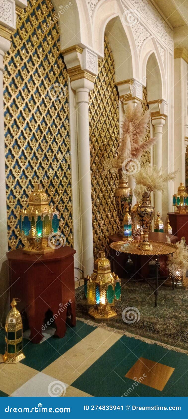 Arabian Furniture Style stock image. Image of lamp, style 274833941