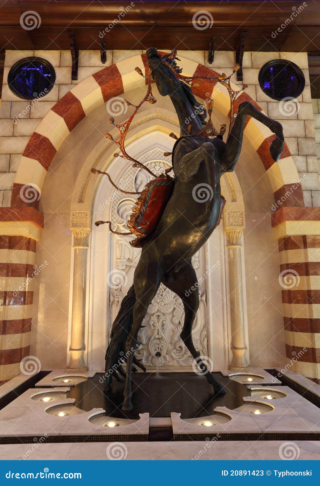 Arabian Horse Sculpture, Dubai Editorial Stock Photo Image of arabian