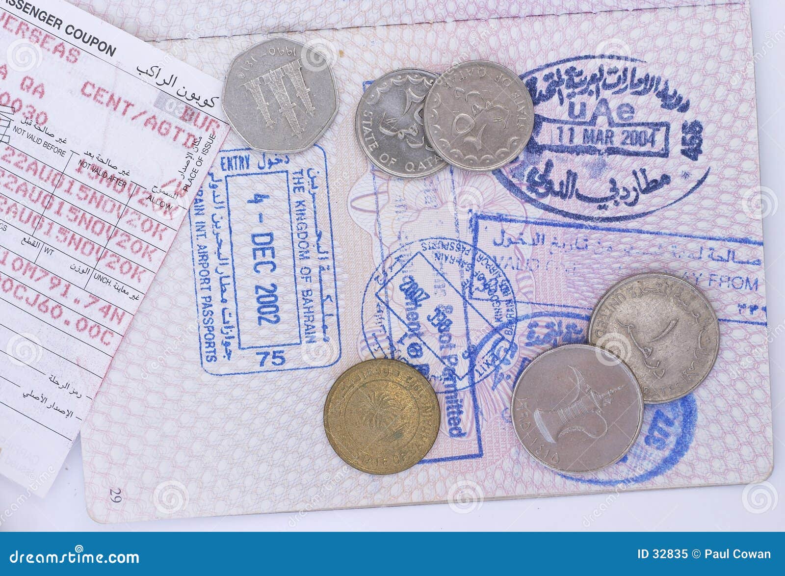 Arabian journey 2 stock image. Image of stamp, bahrain, ticket - 32835 