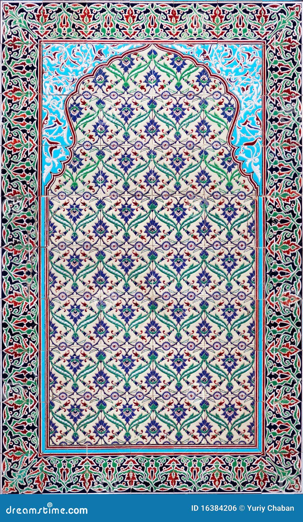 Arabic ceramic tiles stock photo. Image of berber, north - 16384206