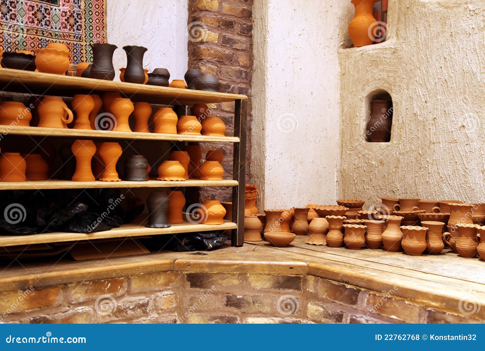 Arabic clay pot stock photo. Image of turner, arab, decoration 22762768