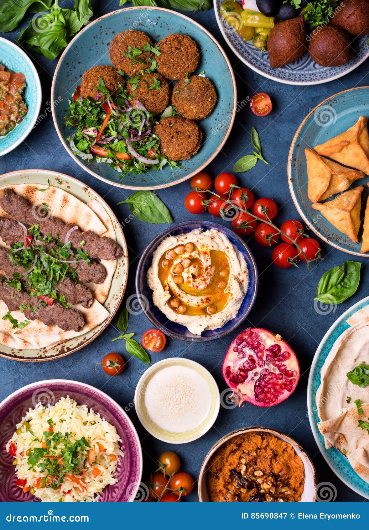 arabic dishes and meze