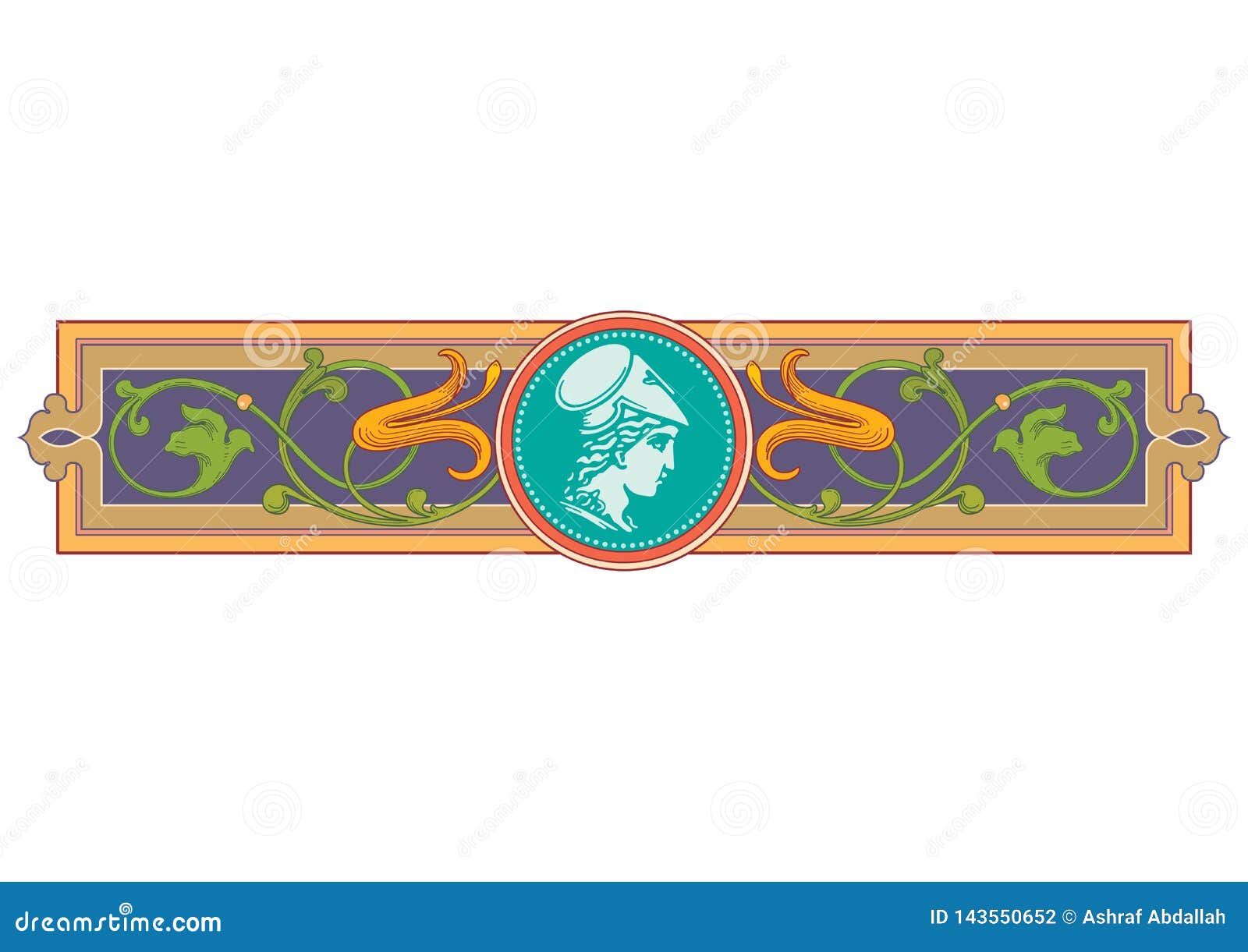 Download Arabic Floral Seamless Border. Traditional Islamic Design ...