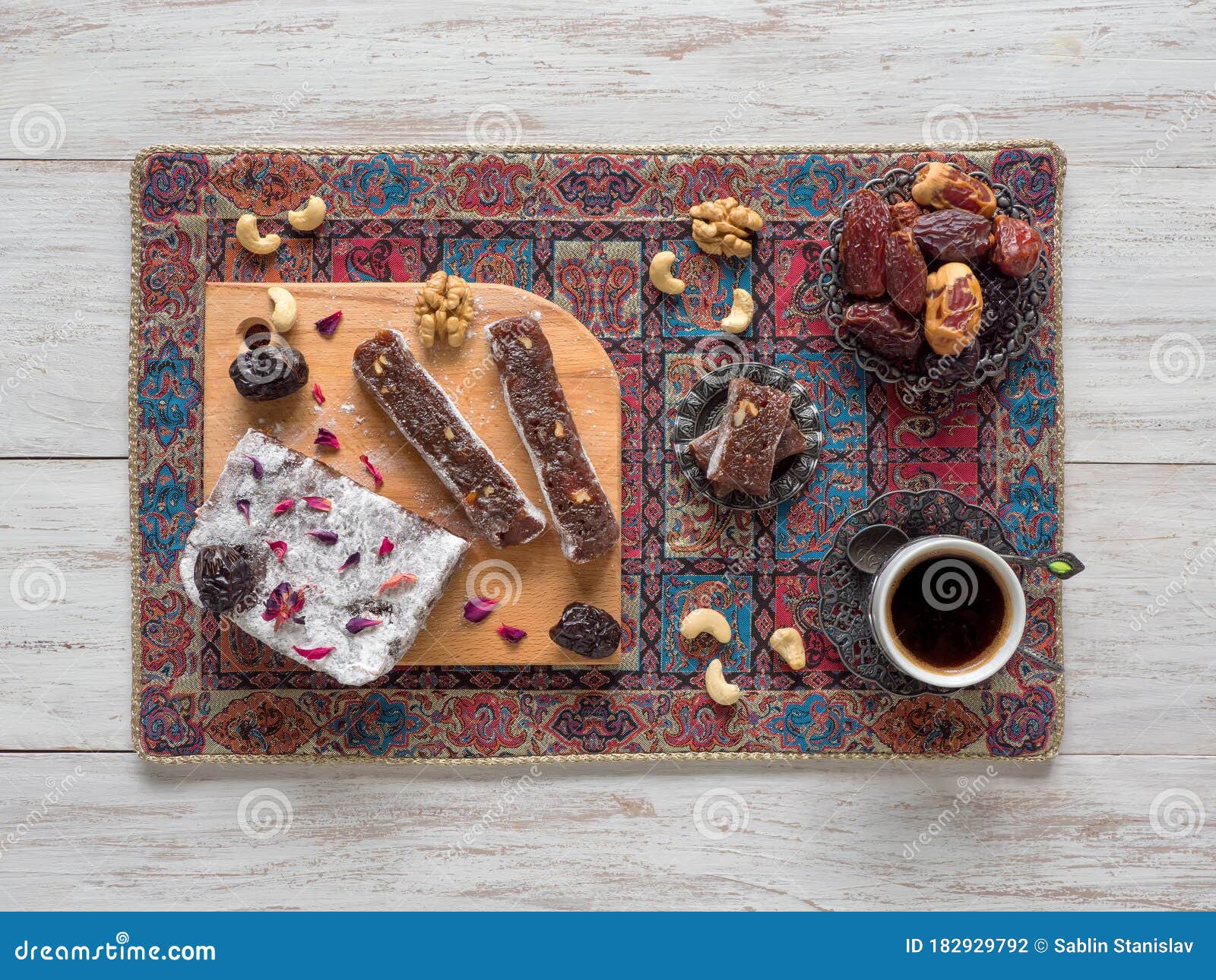 Arabic Homemade Sweets. Marmalade of Dates Stock Photo Image of delicious, delight 182929792