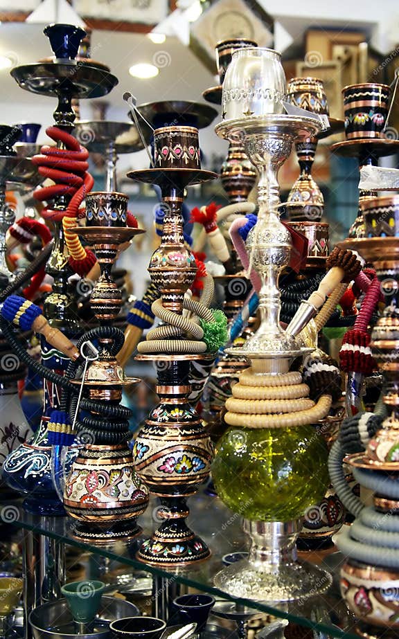 Arabic hookahs stock photo. Image of bazaar, drugs, shisha 4431268