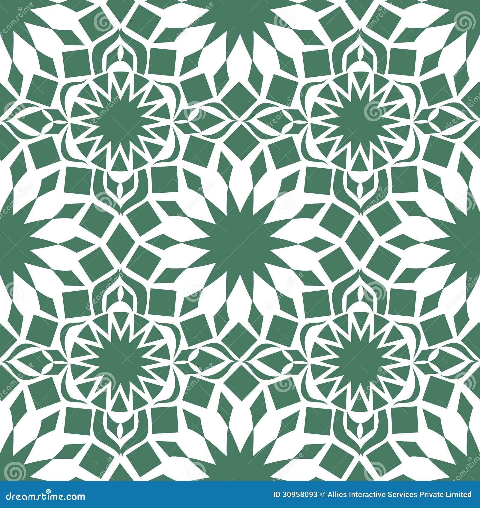 Arabic Or Islamic Ornaments Pattern Stock Illustration 