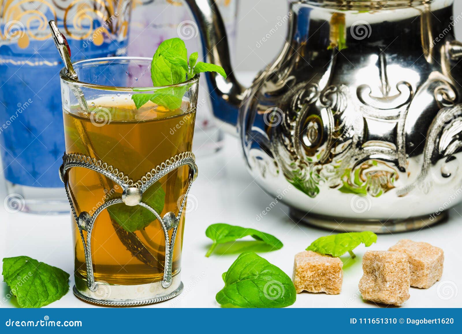 Arabic mint tea stock photo. Image of arab, healthy 111651310