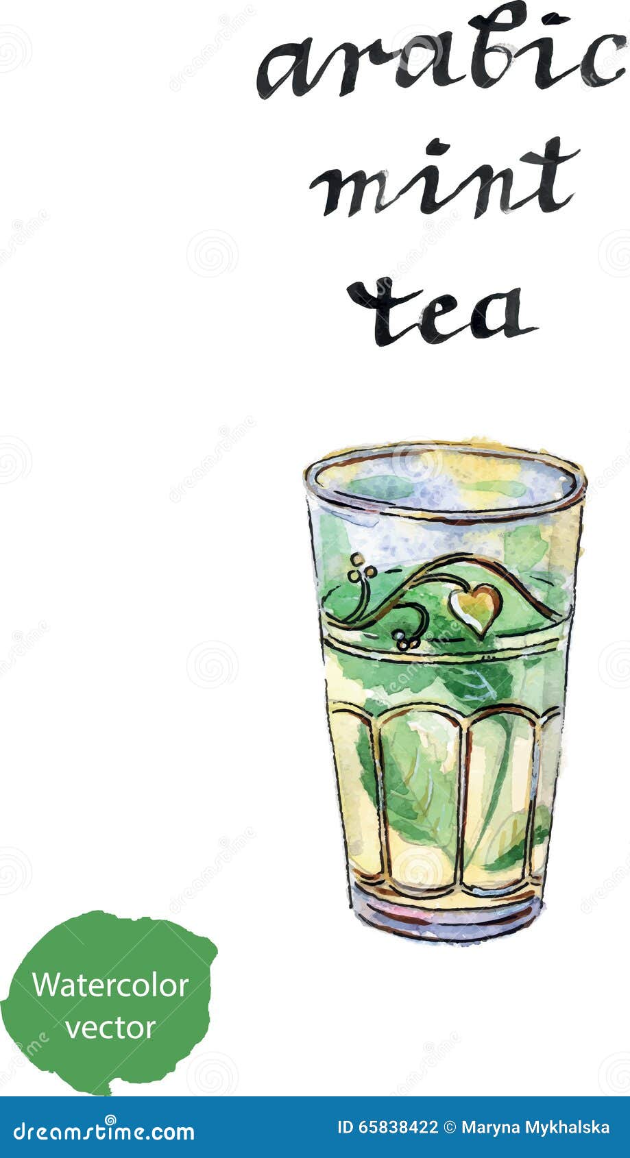 Mint tea in Arabic calligraphy agrohort.ipb.ac.id