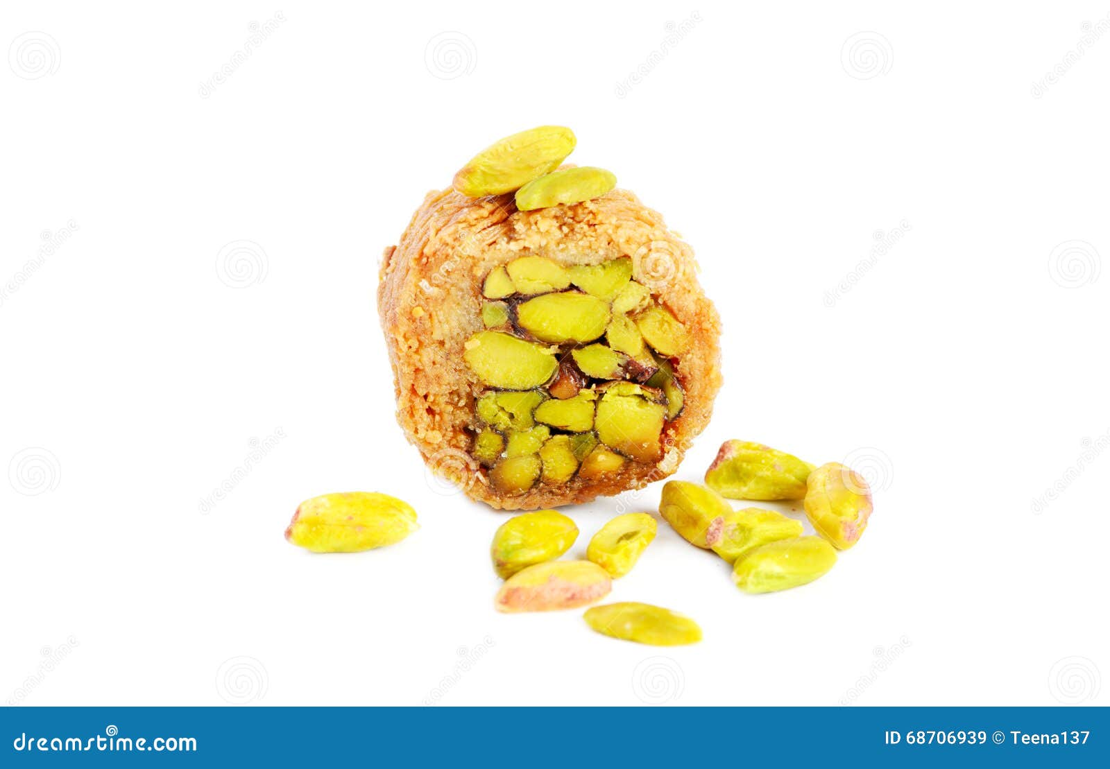 Arabic pistachios sweets stock image. Image of brown 68706939